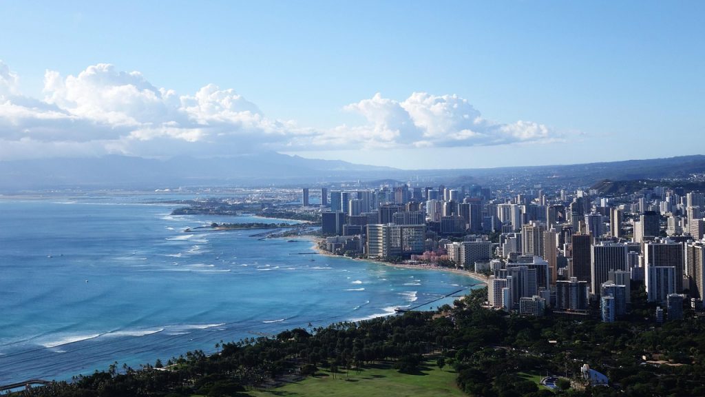 Hawaii, Diamond hill, City image.